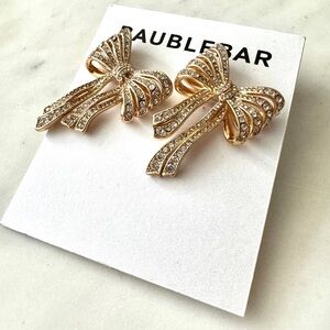 Brand NEW women’s baublebar bow tie earrings